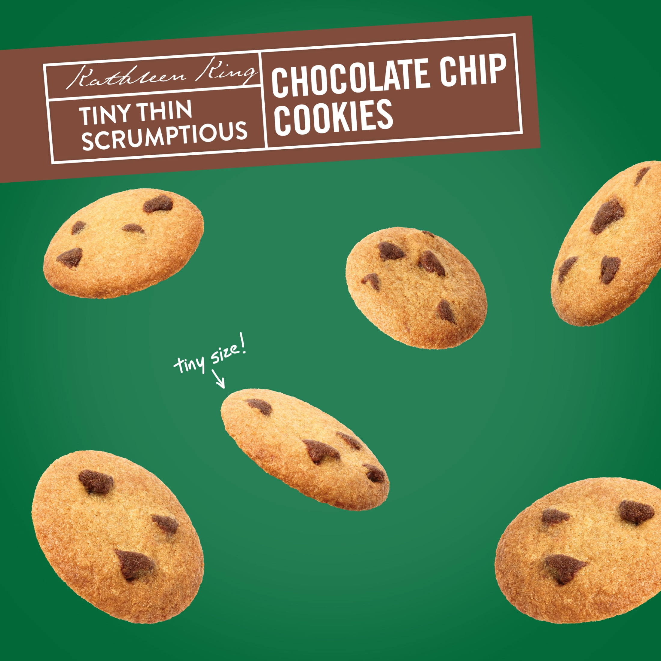(2 pack) Tate's Bake Shop Tiny Chocolate Chip Cookies, 5.5 oz