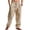Khaki_#09, variant on Linen Pants Mens Sherpa Button Down Straight Leg Sweat Pants Spring Summer Casual Loose Pants with Pockets,Black XL
