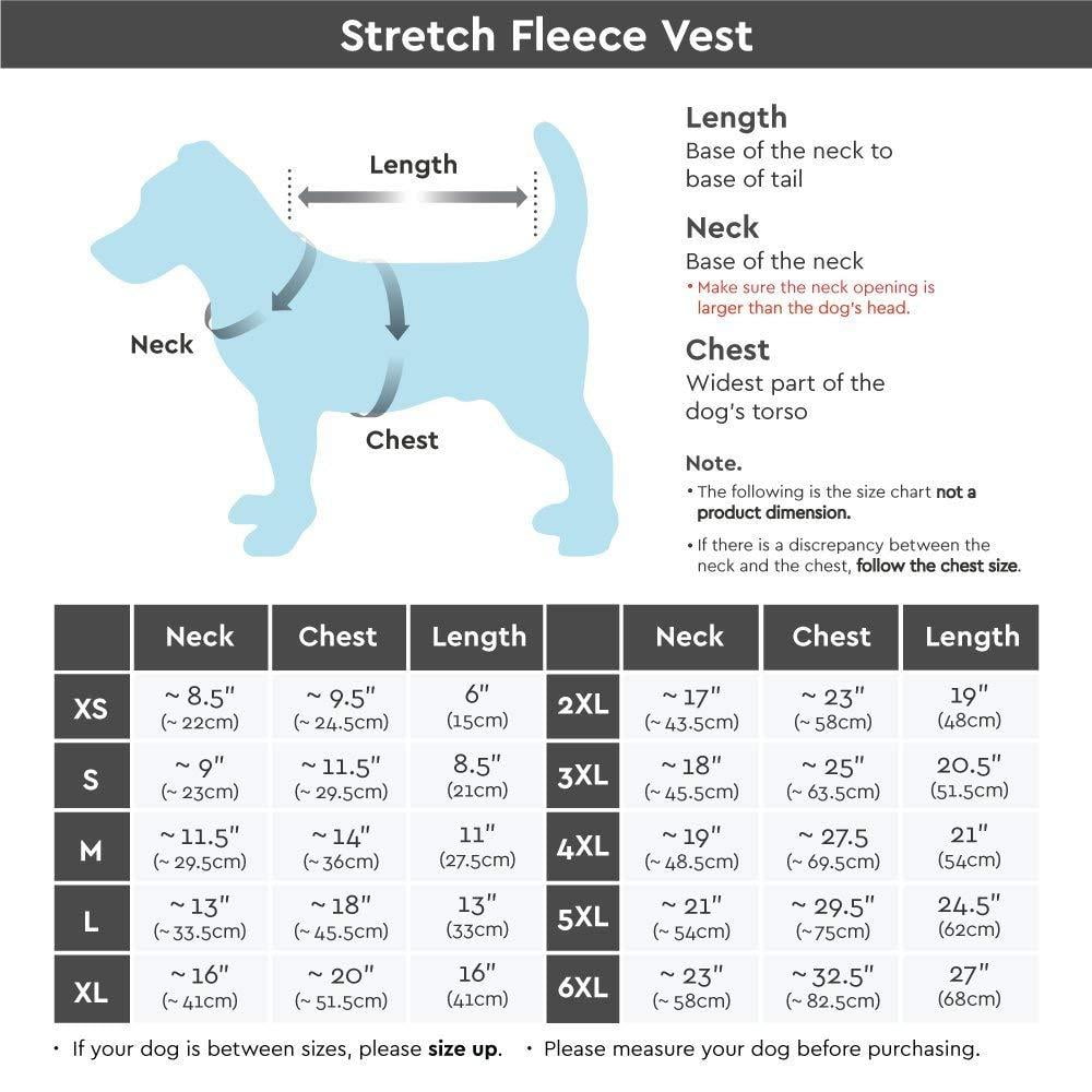 Gooby Pet Size Chart