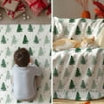 thumbnail image 4 of Christmas Flannel Blanket Throw, Christmas Pine Tree Green Soft Fuzzy Plush Cozy Fleece Blankets for Couch Sofa Bed Lounging, Ideal Gifts for Kids Adults Wife Self, 50x60, 4 of 6