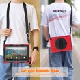thumbnail image 7 of XYX Case for Fire HD 8 & 8 Plus (12th/10th Generation, 2024/2022/2020) with 360 Degree Rotating, Hand Strap, Shoulder Strap, Red, 7 of 7