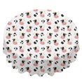 thumbnail image 2 of Cow and Spot White Pattern Round Tablecloth 70"x70", Wrinkle Resistant Wipeable Table Cover for Kitchen Dining Room Picnic Patio and Party, 2 of 3