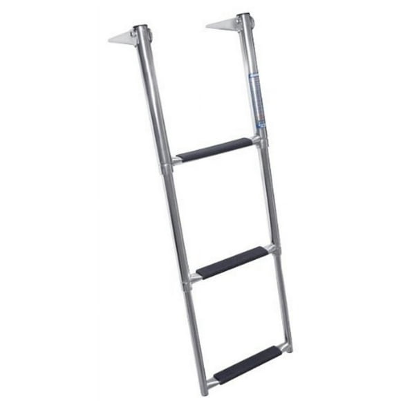 Windline Tdl-3X Marine Stainless Steel Over Platform Telescoping Boat Ladder With 3 Steps