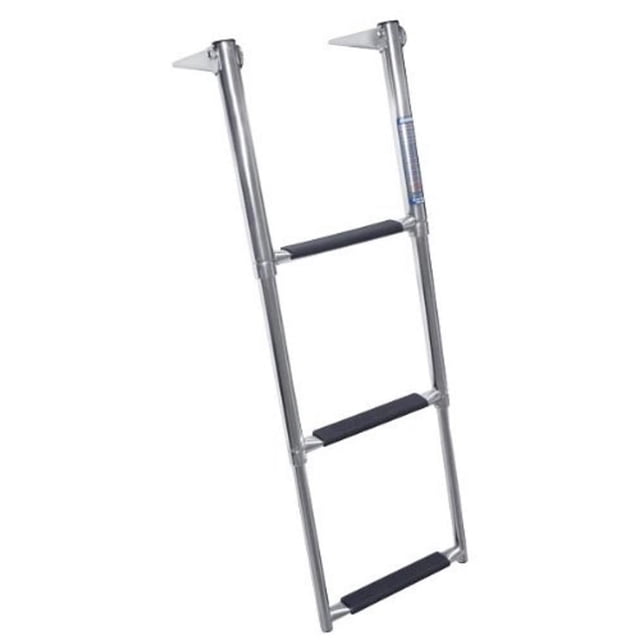 Windline Tdl-3X Marine Stainless Steel Over Platform Telescoping Boat Ladder With 3 Steps