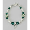 thumbnail image 2 of Personalized Birthstone Initial European Baby Bracelet, 2 of 5
