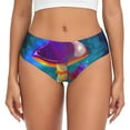 thumbnail image 1 of Fotbe Magic Mushrooms ,Fireflies Calzones Estampados para Mujer – Ropa Interior de Algodón, Cómoda, Suave y Elástica-Large, 1 of 6