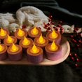 thumbnail image 3 of Velas LED Furora Lighting Rosa con Purpurina para Decoración del Hogar, 3 of 9