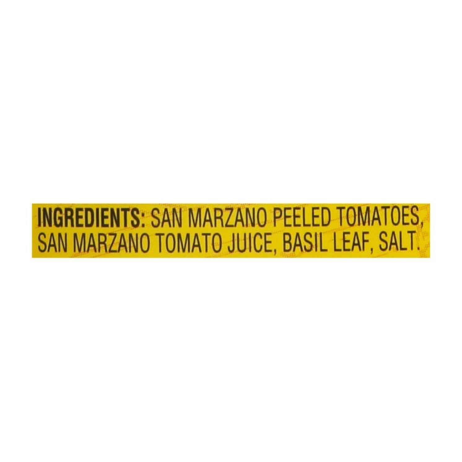 (2 pack) Pastene San Marzano Italian Plum Peeled Tomatoes with Fresh Basil Leaves, 28 oz, Tree Nut-Free, Gluten-Free