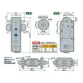 thumbnail image 3 of Tamiya Mini Motor Slim Gearbox 2-Speed TAM70245 Electric Car/Truck Option Parts, 3 of 4