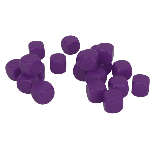 20pcs Round Corner Blank ,16mm Plastic For Board Games, Party, DIY, Teaching, Math Games - Durable, Lightweight