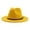 Yellow, variant on Travelwant Men & Women Vintage Wide Brim Fedora Hat with Belt Buckle