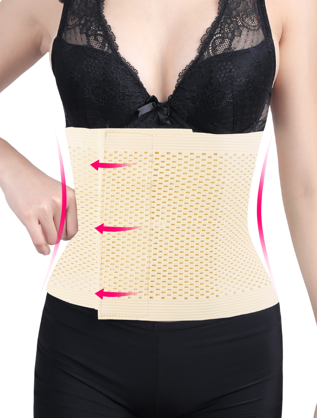 Women Postpartum Belly Shaping Belt Waist Shaper Cincher Shapewear Large