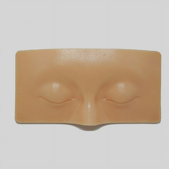 Realistic 3D Silicone Eye Makeup Exercise Board Cloud Surface Reusable Bionic Skin Eyeshadow Eyebrow Makeup Beginners