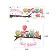 thumbnail image 3 of Guozer Clearance Cartoon Owl Bathroom Stickers 1PCS Winter Decoration Stickers for Glass Christmas Wall Decals for Bedroom, Playroom, Living Room, School, Nursery, Kindergarten, 3 of 8