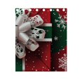 thumbnail image 5 of Snowflake Christmas Gift Curtains Grommet Black Out 63 Inch Length Curtain Drapes for Bedroom Living Room 2 panels set, 5 of 5