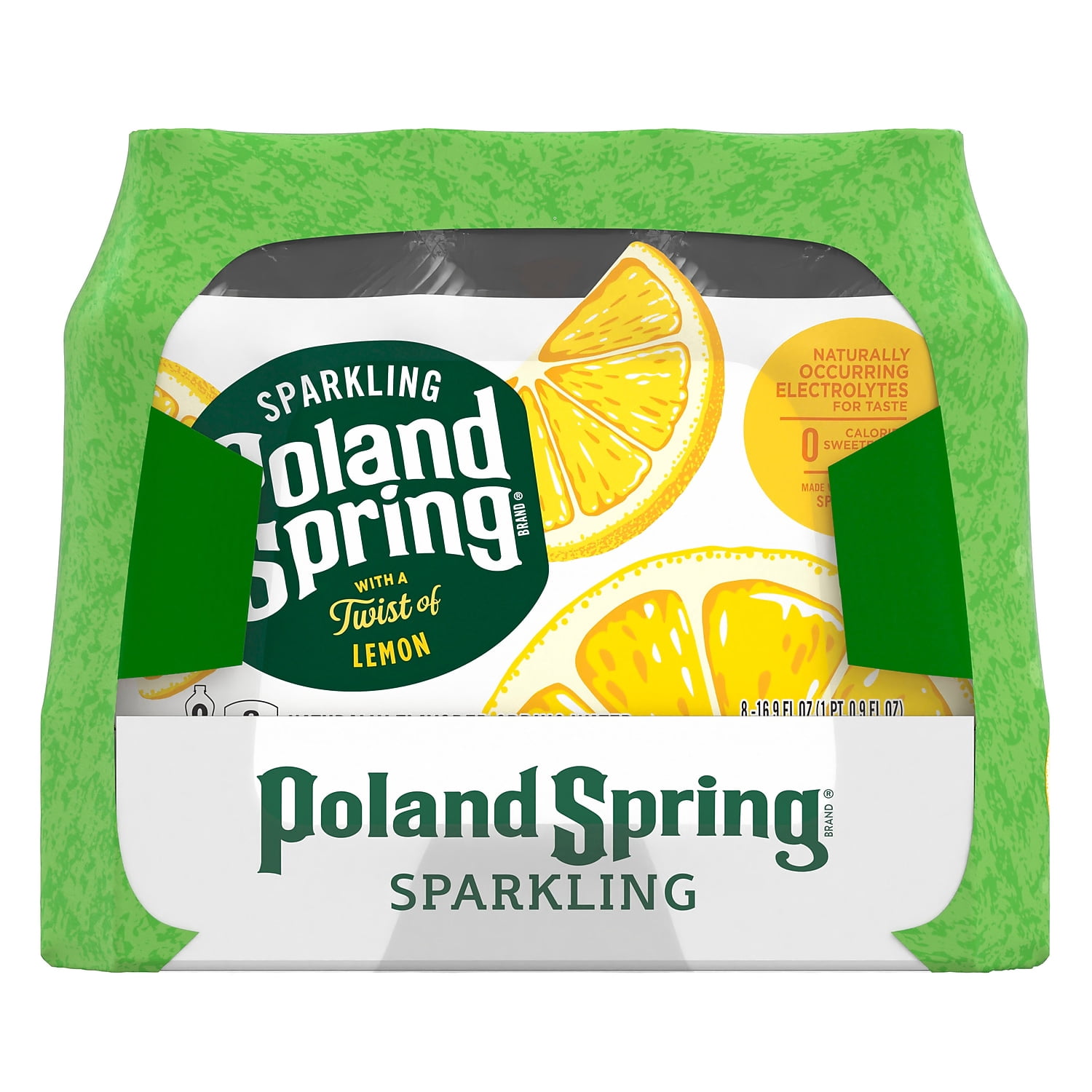Poland Springs Sparkling Water Lime Triple Berry & Lemon 16.9 oz. Bottles 24/Carton (12410094)