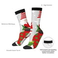 thumbnail image 4 of Balery Christmas Gnome With Love Pattern Crew Socks Unisex– Soft & Breathable Socks for Men & Women, One-Size Fits Most (US 5-11), Comfortable & Durable for Daily Wear, 4 of 6