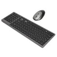 thumbnail image 3 of Teclado y mouse inalámbricos NikouMX recargables gris hierro, 3 of 8