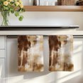 thumbnail image 7 of Abstract Minimalist Kitchen Towels Set of 4, Modern Bohemia Aesthetic Ombre Brown Absorbent Dish Towels for Kitchen, Microfiber Hand Towel, Quick Drying Tea Towel for Cleaning Decorative Dishcloths, 7 of 7