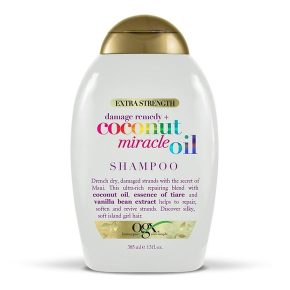 Shampoo Ogx Reparador del Daño de Aceite de Coco 385 ml