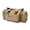 Khaki, variant on Travel Duffle Bag With Shoe Compartment Large Capacity Water Resistance Gym Bag For Men And Women Multi Purpose Carryall With Wet Dry Separation