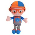 thumbnail image 2 of Blippi Stuffed 7" Plushes - 3 pc Character Set - Fireman, Construction Worker & Original Plush Figure Toys - Ages 2+, 2 of 4