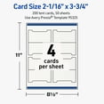 thumbnail image 6 of Avery Arched Tent Cards , 2-1/16" x 3.75", Matte, 200 Total, 6 of 12