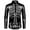 Black, variant on Men's Shirts Halloween 3D Skeleton Printed Button Down Long Sleeved Streetwear Shirts Top Mens Hawaiian Shirt Black L