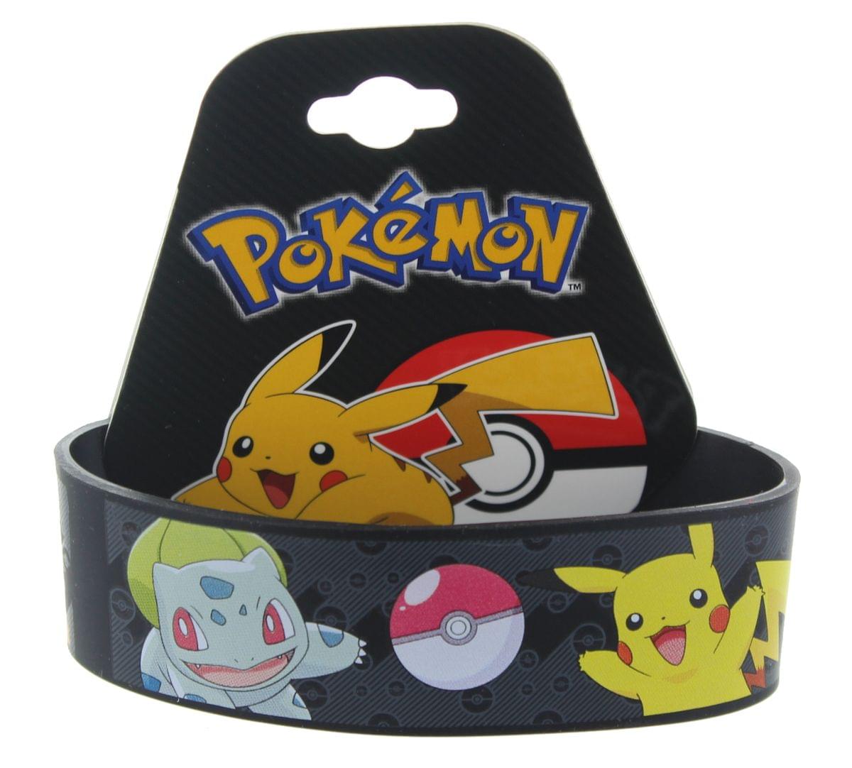 Pokemon MultiCharacter Youth Silicone Wristband