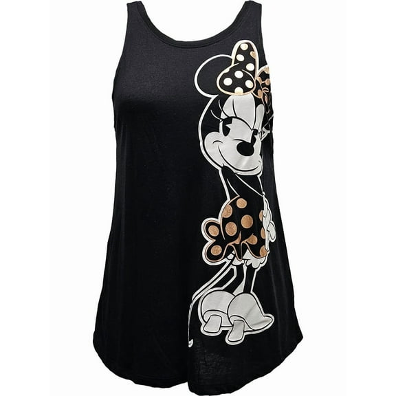 Disney Minnie Mouse Junior Ladies Fashion Tank, S-2XL