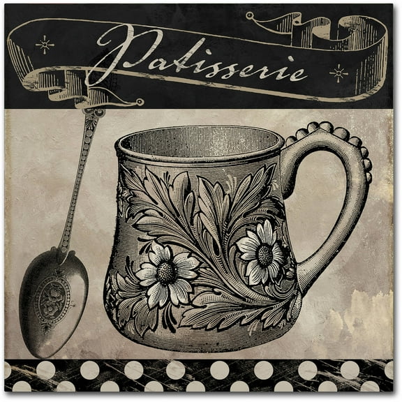 Trademark Fine Art "Bistro Parisienne III" Canvas Art by Color Bakery