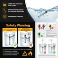 2000W Electric Immersion Water Heater with Timer & LCD Thermometer ...