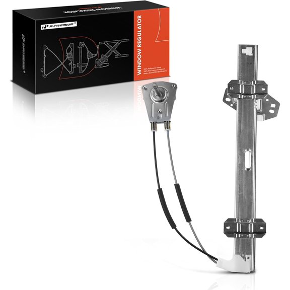 A-Premium Manual Window Regulator Compatible with Honda Accord 1994-1997 Sedan Front Left Driver Side