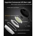 thumbnail image 4 of 150W LED Dusk to Dawn Outdoor Light, 6500K Daylight, IP66 Waterproof, Adjustable (Barn, Yard, Garage), 4 of 7