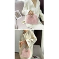 thumbnail image 4 of Women Small Faux Fox Fur Clutch Bag Mini Furry Evening bag Plush Shoulder Bag Crossbody Bag Hobo Bag Handbag, 4 of 7