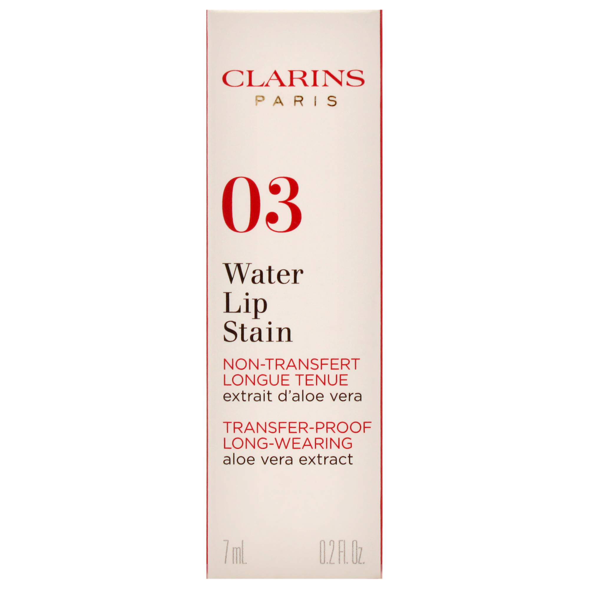 Water Lip Stain - 03 Red Water by Clarins for Women - 0.2 oz Lipstick