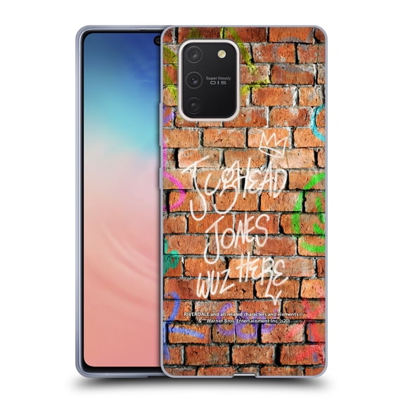 Head Case Designs Officially Licensed Riverdale Jughead Jones Jughead Wuz Here Brick Wall Soft Gel Case Compatible with Samsung Galaxy S10 Lite
