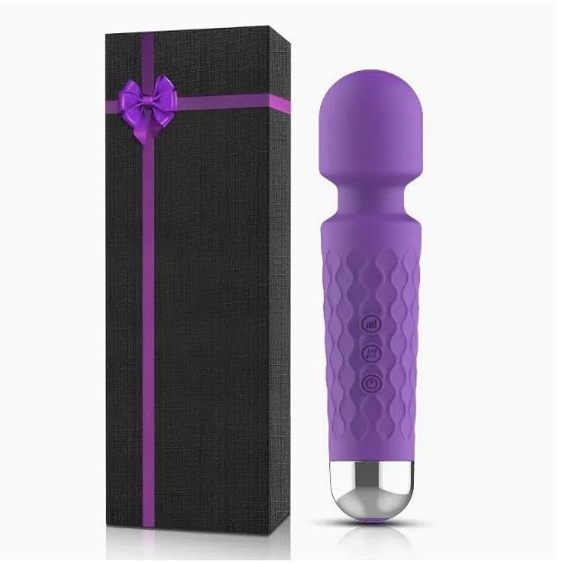 Mighty Rock Personal Massager Wand Massager Powerful With 20 Vibration Patterns 8 Speeds Body