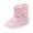Pink shoes, variant on Juebong Christmas Toddler Shoes Baby Girls Cute Bowknot Boots Baby Soft Cotton Shoes Winter Warm Shoes,White,4.5