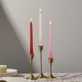 thumbnail image 3 of Topsics Bougies Coniques Dégradées Rouges, Ensemble de 4 Bougies Coniques Torsadées en Spirale, Chandeliers Coniques Non Parfumés de 10 Pouces de Hauteur, Décorations de Maison et de Mariage, 3 of 6