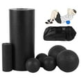 thumbnail image 1 of POINTERTECK Ensemble de Rouleaux en Mousse - Ensemble de Rouleaux Musculaires avec Bâton de Massage Balle de Massage Rouleau Masseur Haute Densité avec Sac, 1 of 9