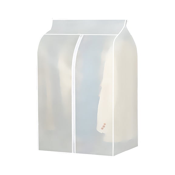 Unique Bargains Moisture-proof Clothes Cover Semi-transparent 11.8"x19.7"x35.4"