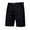 Black, variant on Men's Stretch Chino Short Slim Fit 10" Inseam Flat Front Shorts Summer Cotton Casual Shorts with Pocket