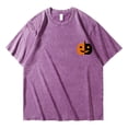 thumbnail image 6 of Godom Halloween Ghost T Shirt Women Funny Pumpkin Printed Cute T Shirts Short Sleeve Fall Season Tees, 6 of 7