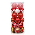 thumbnail image 2 of Adornos de bolas navideñas, ligeros e irrompibles, colgantes para árbol de Navidad para fiestas de Navidad y banquetes, 2 of 12