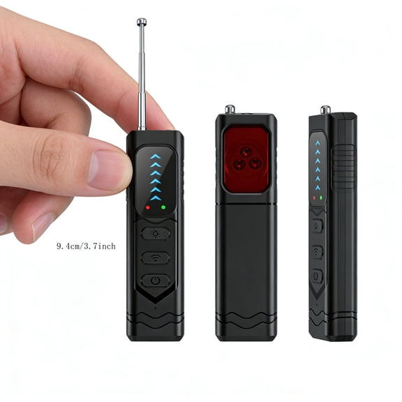Hidden Camera Detectors – Small Anti Spy with GPS Tracker RF Detector for Wireless Cameras and Cars Tracking Device - Mini Travel Pen for Finding Spying Voice Recorder Bug Devices K33