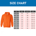 thumbnail image 2 of Gildan Men’s Hi Vis Safety Orange Hooded Sweatshirt, Durable, Heavy Blend Pocket Hoodie, 2-Pack, S, 2 of 7