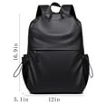 thumbnail image 3 of Waterproof laptop backpack for leisure, with padded shoulder straps, simple and large capacity, suitable for university and travel use., 3 of 12