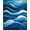 Blue, Pattern 1, variant on ODIKA 4'x6' Bright Nautical Elegance Washable Area Rug Stain Resistant, Low Pile, Easy Care for Dorm Room, Small Living