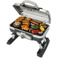 thumbnail image 2 of Cuisinart Petite Gourmet Portable Gas Grill, Compact Portable Grill Propane, 150 Sq. In. Cooking Surface, 5,500 BTU Burner Small Gas Grills for Camping, 2 of 7